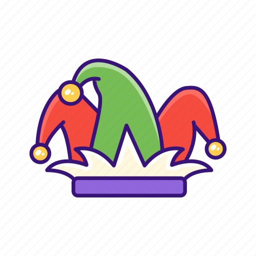 Jester, hat, clown, circus icon - Download on Iconfinder