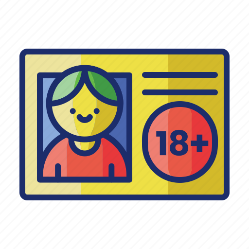 Age, card, gambling, id, id card icon - Download on Iconfinder