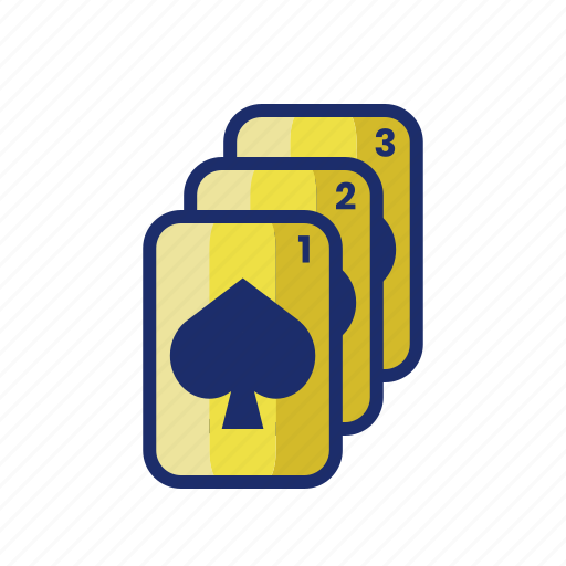 Card, gambling, game, poker, three icon - Download on Iconfinder