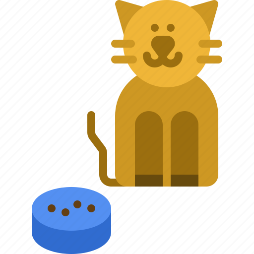 Food, kitten, domestic, kitty, cat, pet, animal icon - Download on Iconfinder