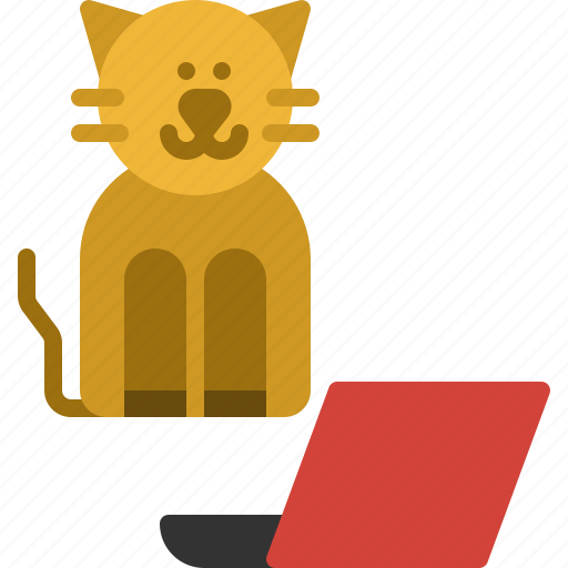 Work, pussycat, kitty, kitten, domestic, cat, pet icon - Download on Iconfinder