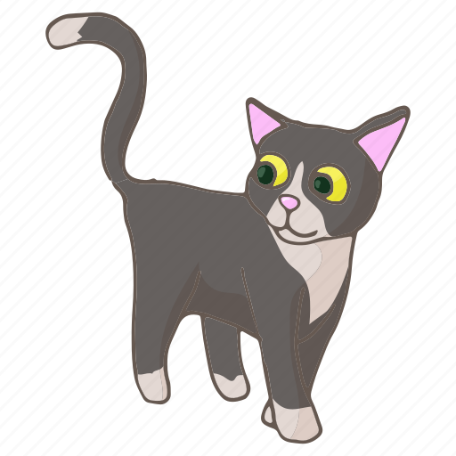 Animal, cartoon, cat, cute, kitten, lovely, pet icon - Download on Iconfinder