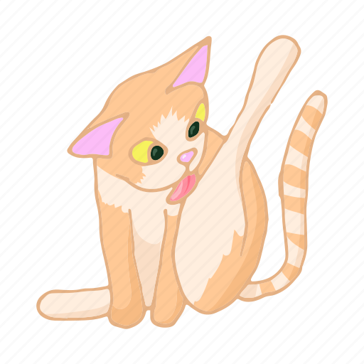 Animal, cartoon, cat, cute, kitten, lovely, pet icon - Download on Iconfinder