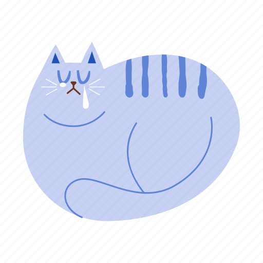 Cat, crying, sad, unhappy, sorrow, grief, emotional icon - Download on Iconfinder