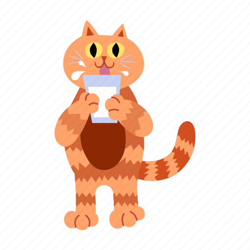 Cat, drinking, milk, drink, yummy, kitten, healthy icon - Download on Iconfinder