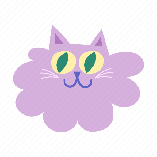 Happy, cat, face, staring, smile, smiling, kitten icon - Download on Iconfinder