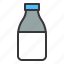 bottle, milk 