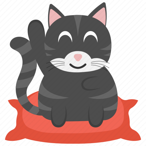 Hi, sign, communications, kitty, pet, mammal, breed icon - Download on Iconfinder