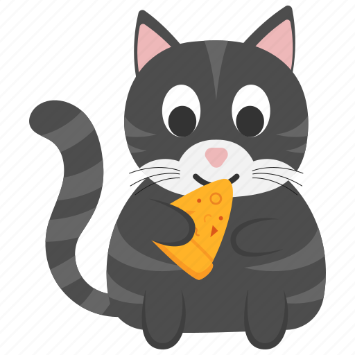 Pizza, fastfood, junkfood, kitty, pet, mammal, breed icon - Download on Iconfinder