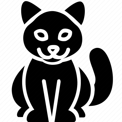 Cats Playing Icon - Download in Glyph Style