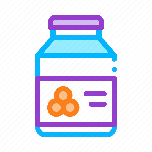 Bottle, caviar, eggs, glass, jar, label icon - Download on Iconfinder