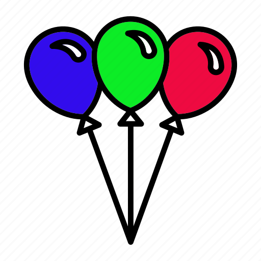 Balloons, celebration, party, valentines, wedding icon - Download on Iconfinder