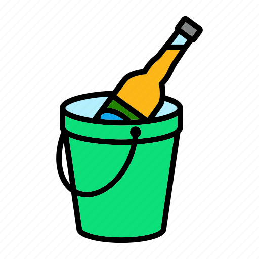 Beer, bucket, drinks, ice, wine icon - Download on Iconfinder