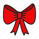 bow, decoration, knot, present, ribbon
