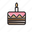 birthday, cake, tyramisu, celebration, gift, party, dessert 