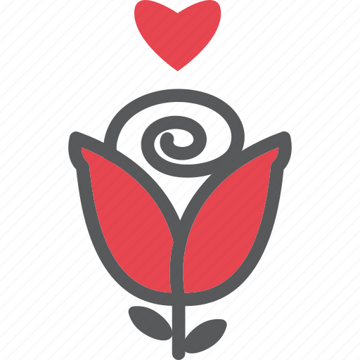 Affection, happy, love, red, rose, sweet, valentines icon - Download on Iconfinder