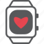 iwatch, love, red, time for love, valentine, watch, romance 