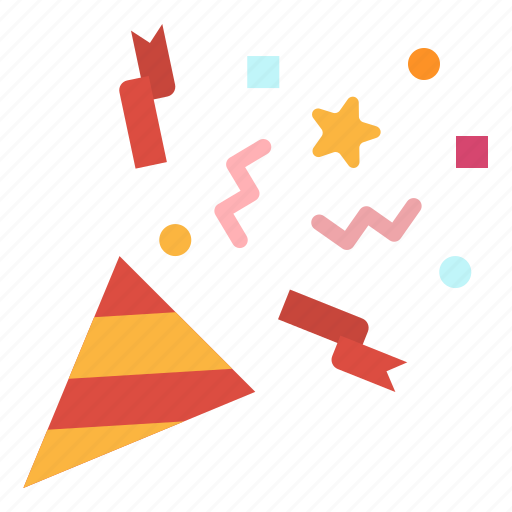 Birthday, celebration, confetti, fun, party icon - Download on Iconfinder