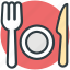 dining, eating, fork, knife, plate, restaurant, tableware 