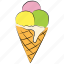 cone, cone cream, cone ice cream, ice cream, poke ice cream 