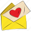 card, envelope, heart, letter, love, valentine, valentine day 