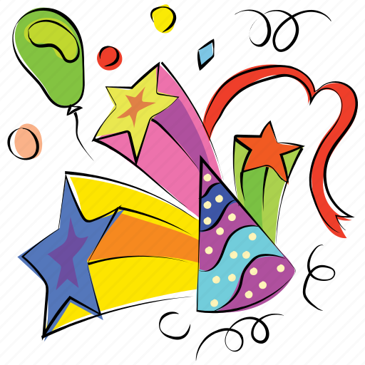 Birthday cap, birthday cone, celebration, hat, party icon - Download on Iconfinder