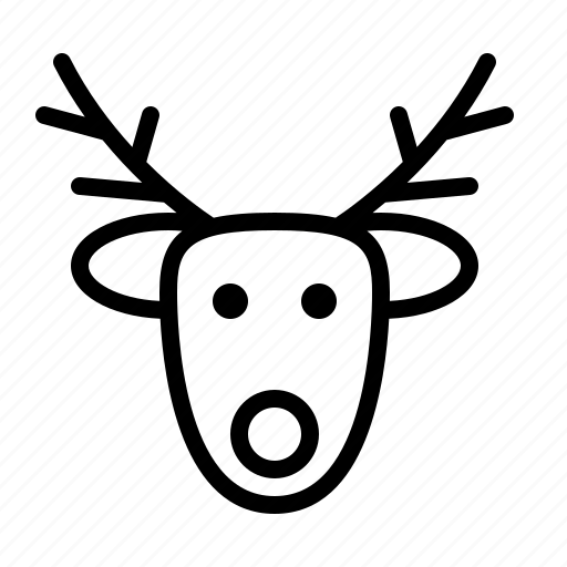 Reindeer, celebration, christmas, deer, holiday, xmas, ios icon - Download on Iconfinder