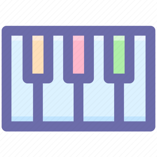 Digital keyboard, electronic keyboard, piano, piano keyboard, portable keyboard icon - Download on Iconfinder