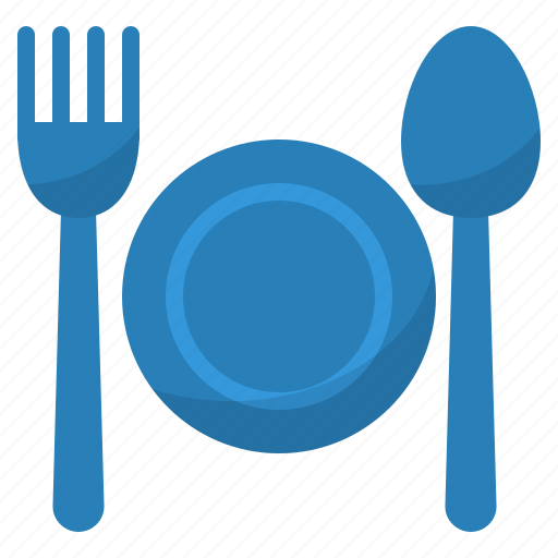 Cutlery, food, fork, plate, spoon icon - Download on Iconfinder