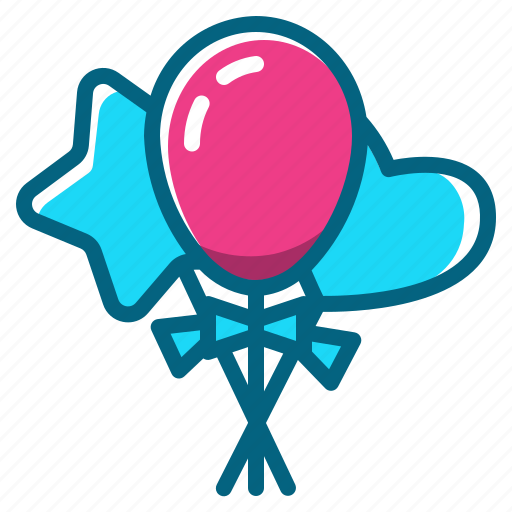 Balloons, birthday, celebration, festive, party icon - Download on Iconfinder