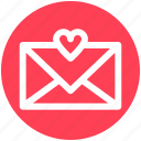 email, envelope, favorite, favorite email, heart, love message, message