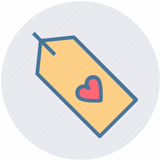 Celebration, gift, heart, love, tag, wedding icon - Download on Iconfinder