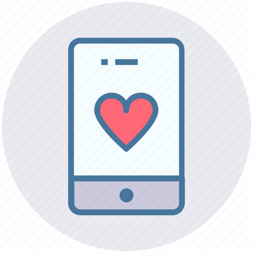 Device, heart, love, mobile, phone, smartphone icon - Download on Iconfinder
