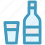 alcohol, alcoholic drink, beer bottle, bottle, glass, wine, wine bottle 