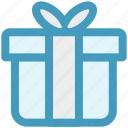 birthday gift, gift box, present, present box, wrapped gift