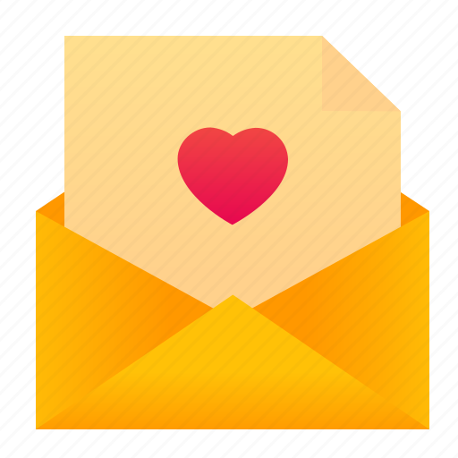 Email, heart, invitation, letter icon - Download on Iconfinder