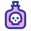 poison, bottle, danger, potion, toxic, warning 