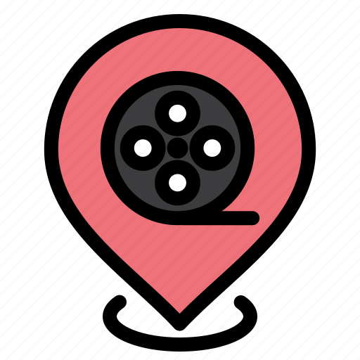 Cinema, films, location icon - Download on Iconfinder