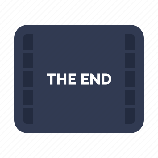 End, film, movie, scene icon - Download on Iconfinder