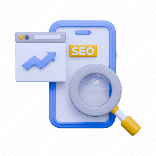 Seo, marketing, optimization, business, online, search, advertising 3D illustration - Download on Iconfinder