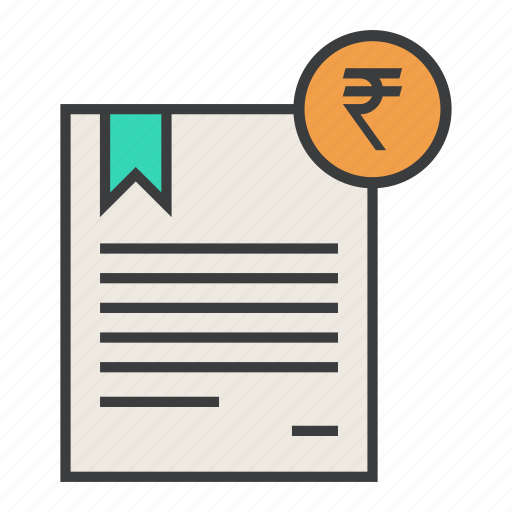 Banking, business, certificate, financial, rupee, statement, trade icon - Download on Iconfinder