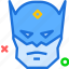 avatar, batman, character, movie, profile, smileface, superhero 