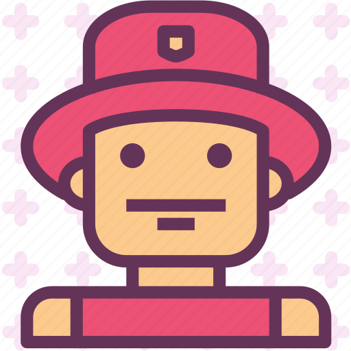 Avatar, character, firemen, profile, smileface icon - Download on Iconfinder