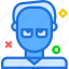 avatar, character, profesor, profile, smileface 