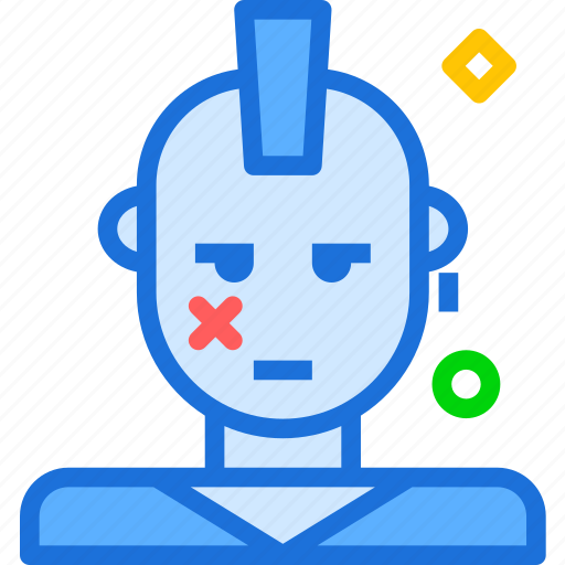 Avatar, character, profile, rocker, smileface icon - Download on Iconfinder