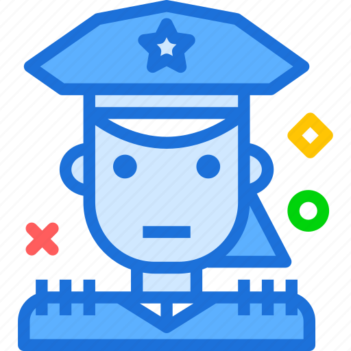 Avatar, character, policefemale, profile, smileface icon - Download on Iconfinder