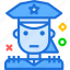 avatar, character, policefemale, profile, smileface 