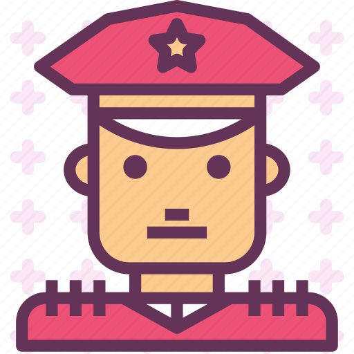 Avatar, character, policemale, profile, smileface icon - Download on Iconfinder