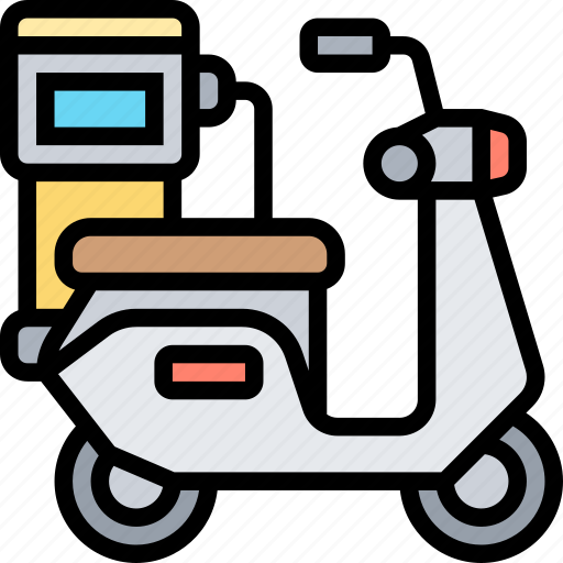 Scooter, electric, station, recharge, motorbike icon - Download on Iconfinder