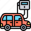 van, electric, rechargeable, vehicle, transportation 